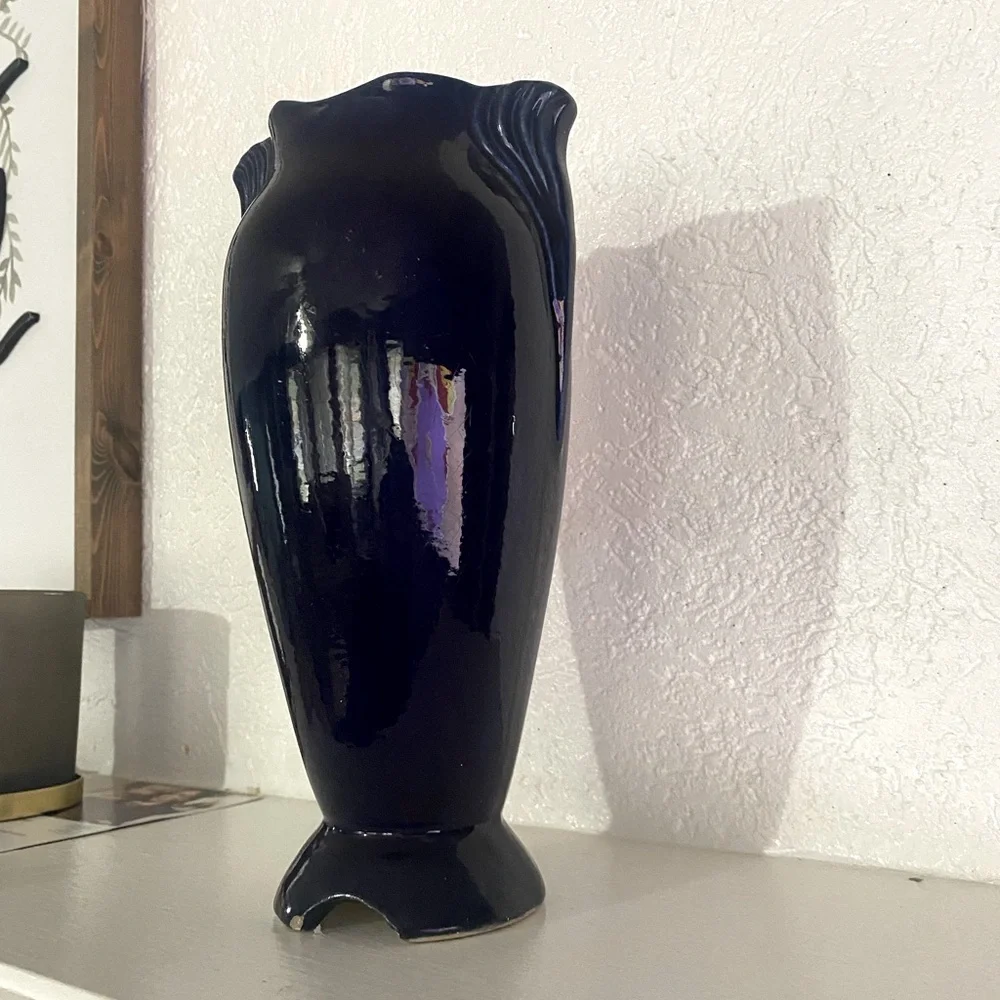 French vintage porcelain cobalt